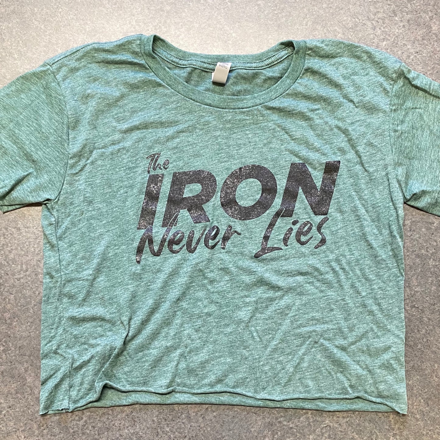 Ladies Iron Crop T